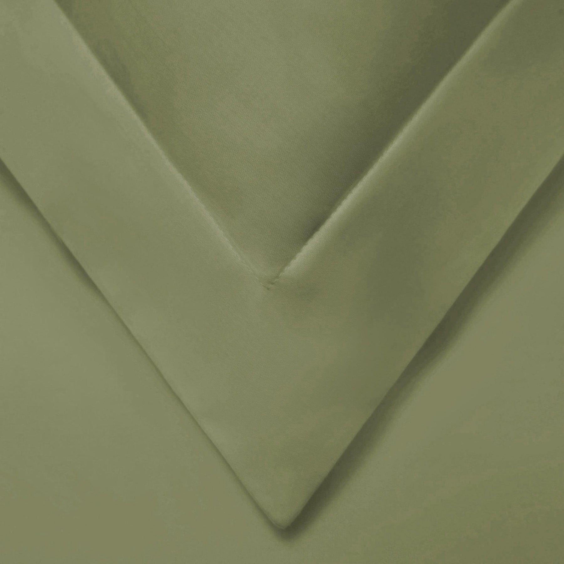  Superior Solid Cotton Blend Duvet Cover Set - Sage