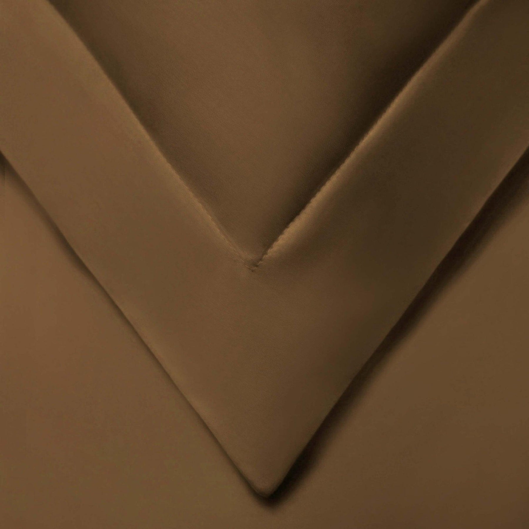  Superior Solid Cotton Blend Duvet Cover Set - Taupe