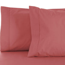 Superior Solid Cotton Blend Pillowcase Set - Blush