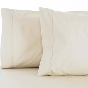 Superior Solid Cotton Blend Pillowcase Set - Ivory
