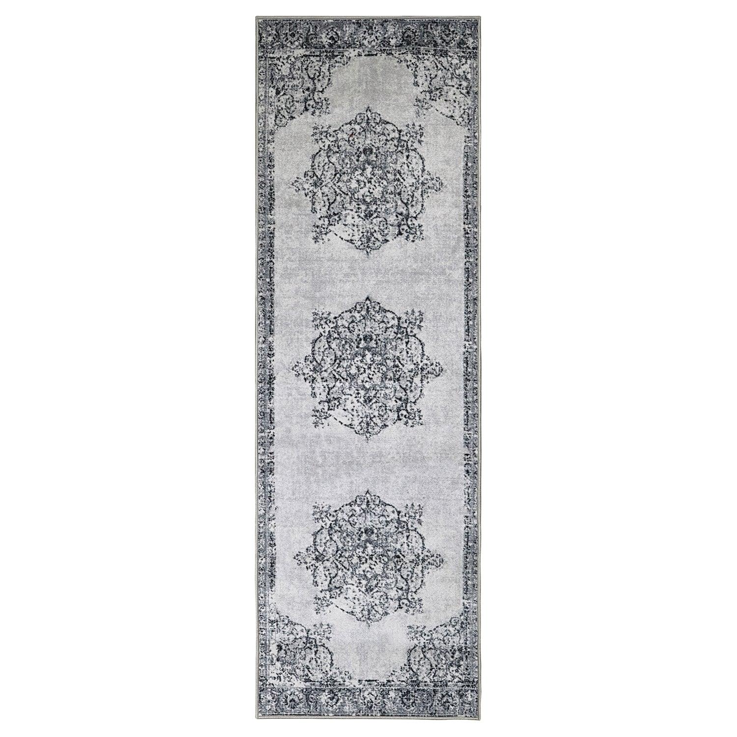 Decklan Floral Medallion Traditional Indoor Area Rug or Runner Rug - Rugs by Superior