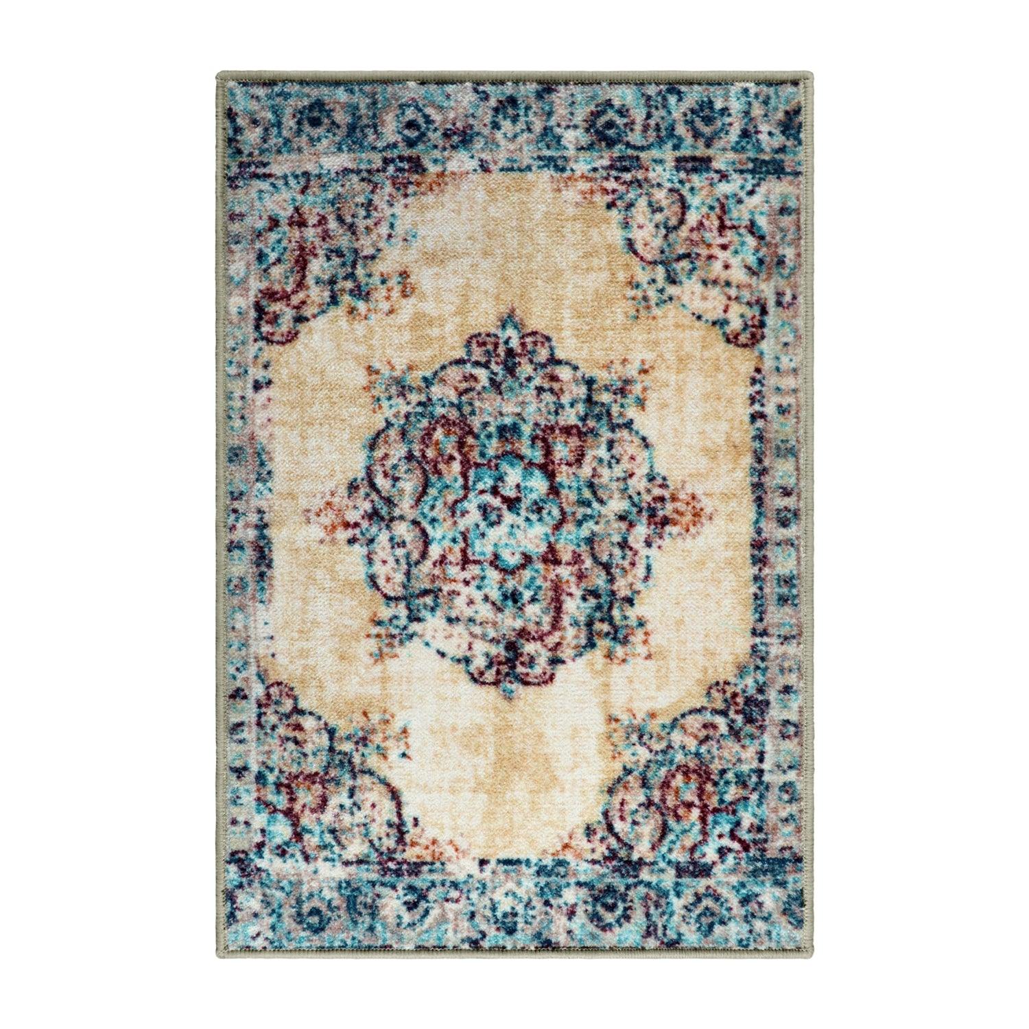 Decklan Floral Medallion Traditional Indoor Area Rug or Runner Rug - Rugs by Superior