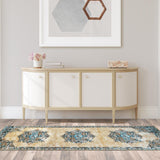 Decklan Floral Medallion Traditional Indoor Area Rug or Runner Rug - Rugs by Superior