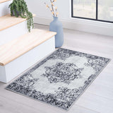 Decklan Floral Medallion Traditional Indoor Area Rug or Runner Rug - Rugs by Superior