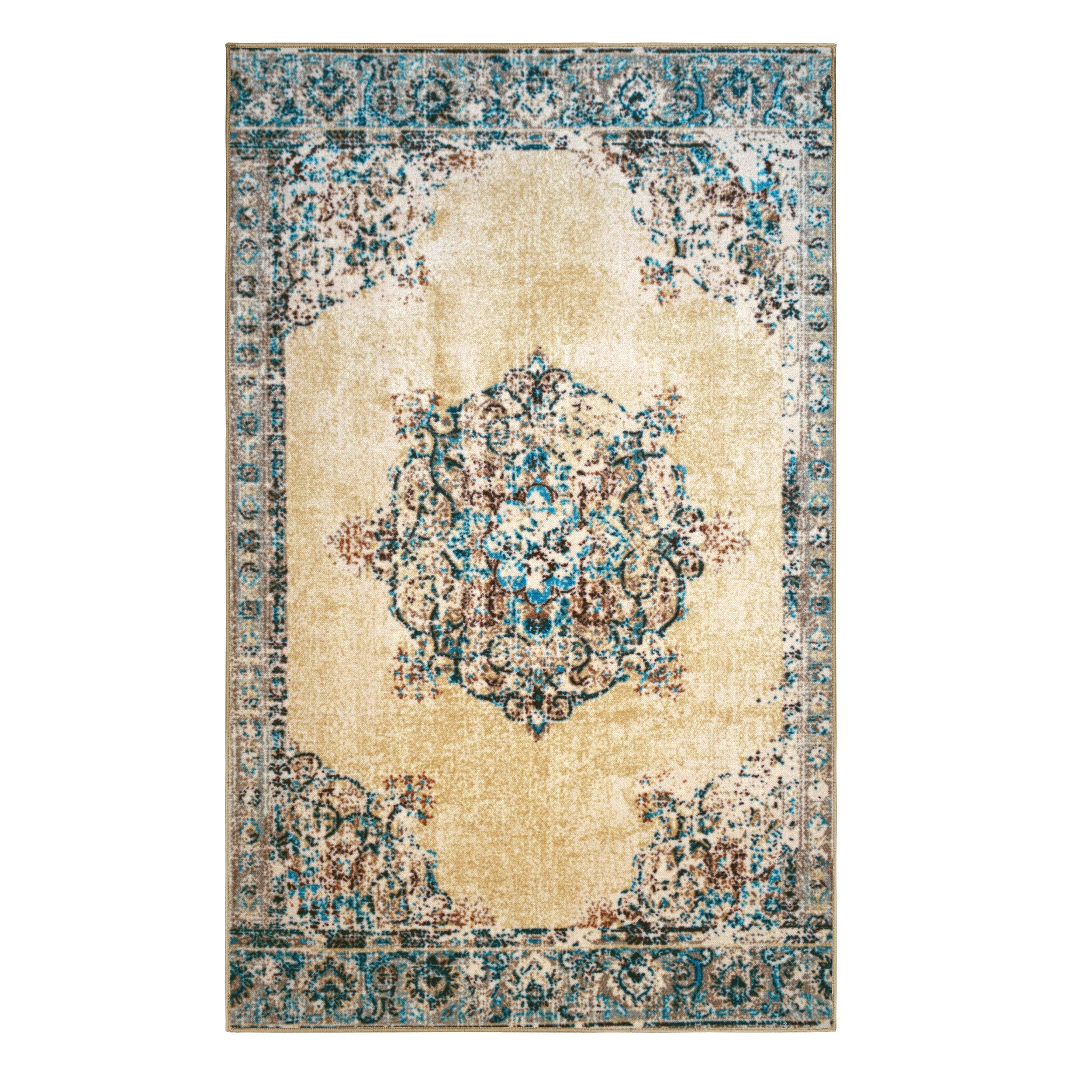 Decklan Floral Medallion Traditional Indoor Area Rug or Runner Rug - Rugs by Superior