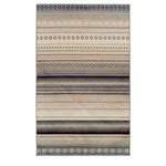 Delgado Tribal Geometric Striped Indoor Area Rugs Or Runner Rug - Rugs by Superior