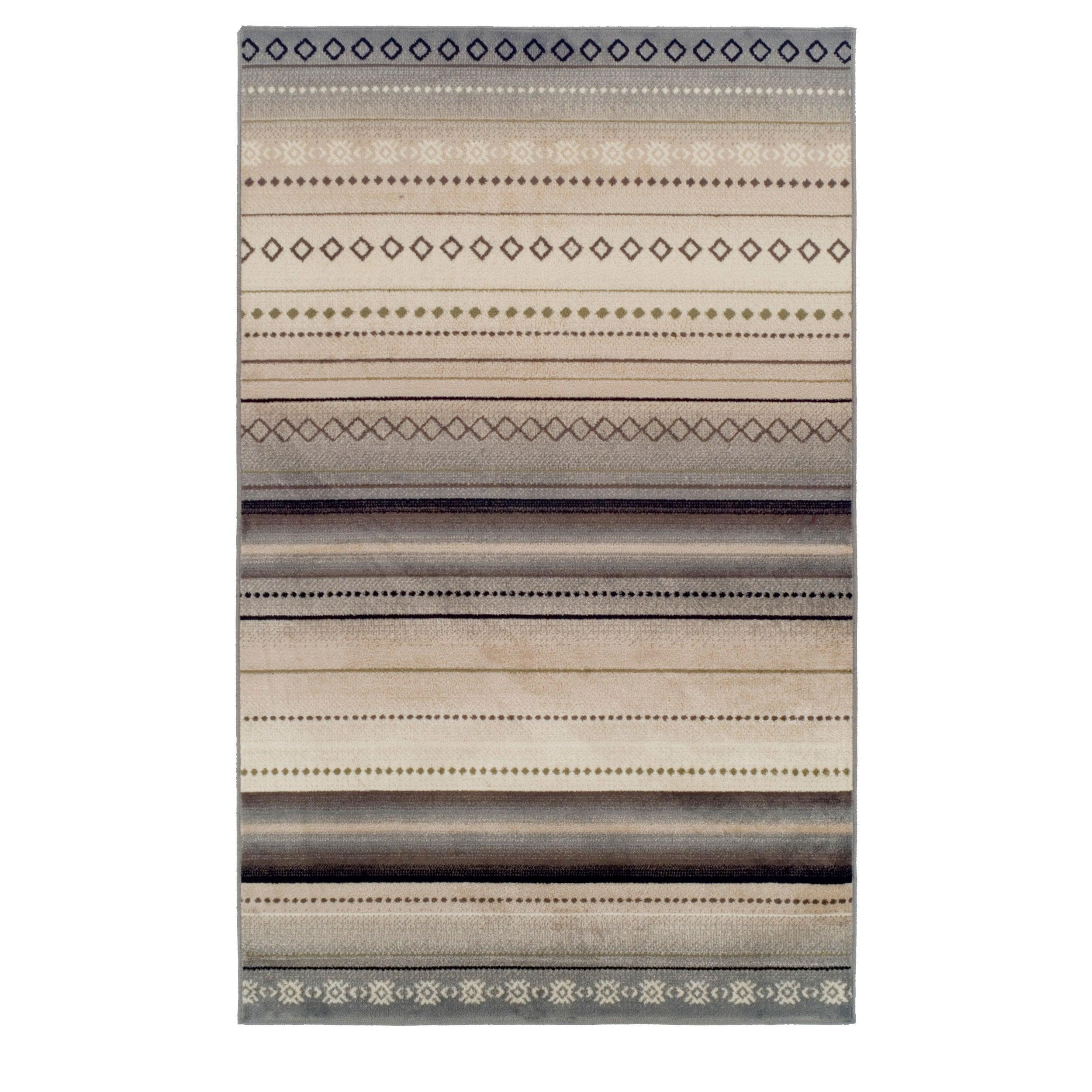 Delgado Tribal Geometric Striped Indoor Area Rugs Or Runner Rug - Rugs by Superior