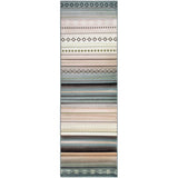 Delgado Tribal Geometric Striped Indoor Area Rugs Or Runner Rug - Rugs by Superior