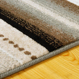 Delgado Tribal Geometric Striped Indoor Area Rugs Or Runner Rug - Rugs by Superior