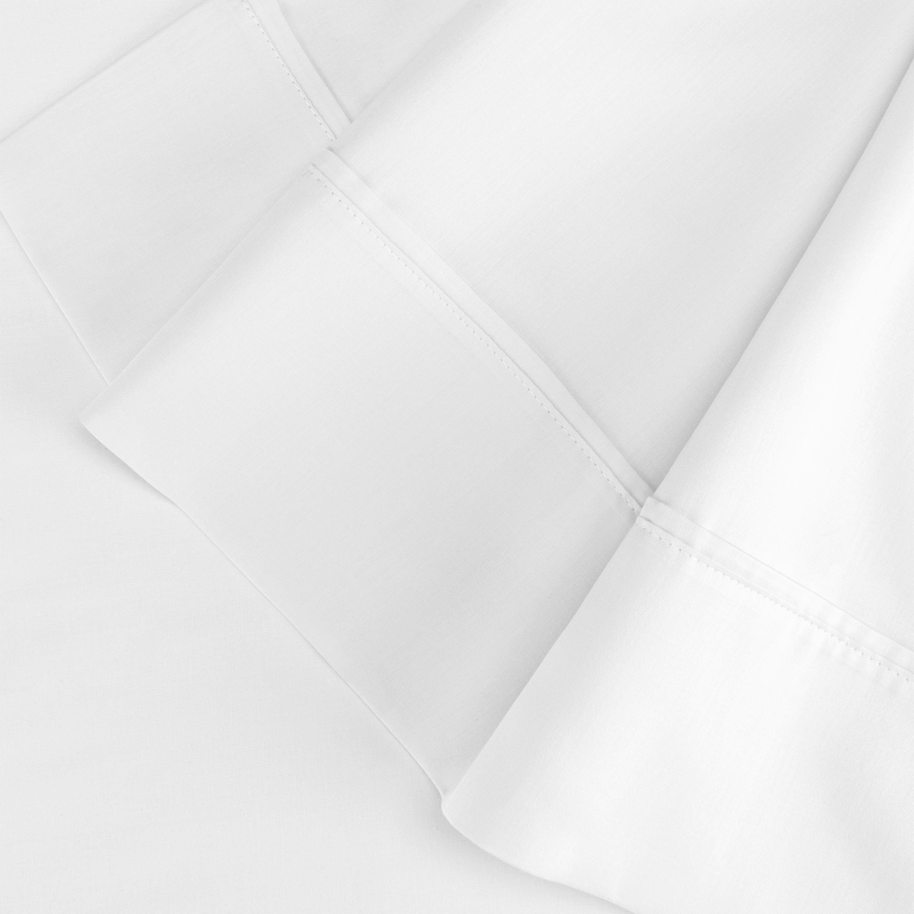 Egyptian Cotton 400 Thread Count Solid Luxury Pillowcases, Set of 2 - Egyptian Cotton Pillowcases by Superior