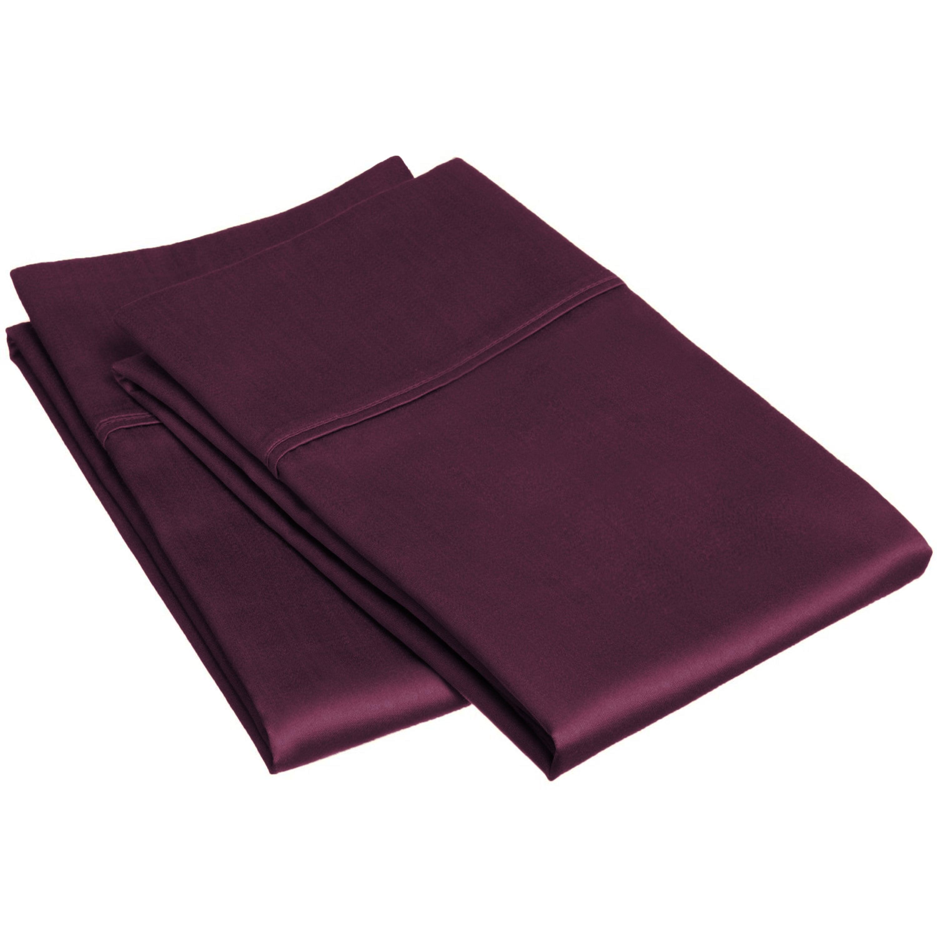 Egyptian Cotton 400 Thread Count Solid Luxury Pillowcases, Set of 2 - Egyptian Cotton Pillowcases by Superior