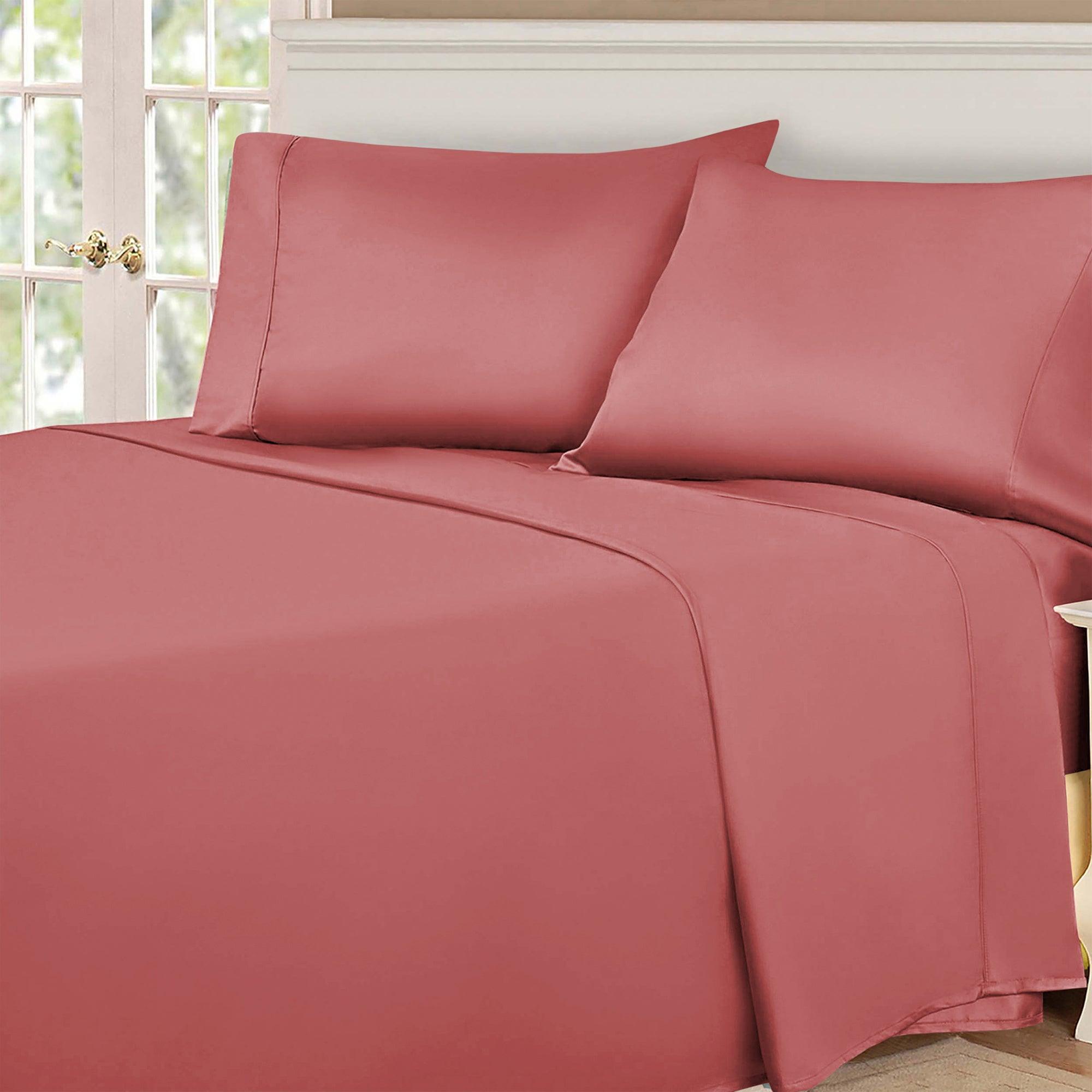 530 Thread Count Egyptian Cotton Sateen Bed Sheet Set - Egyptian Cotton Sheet Set by Superior Brand