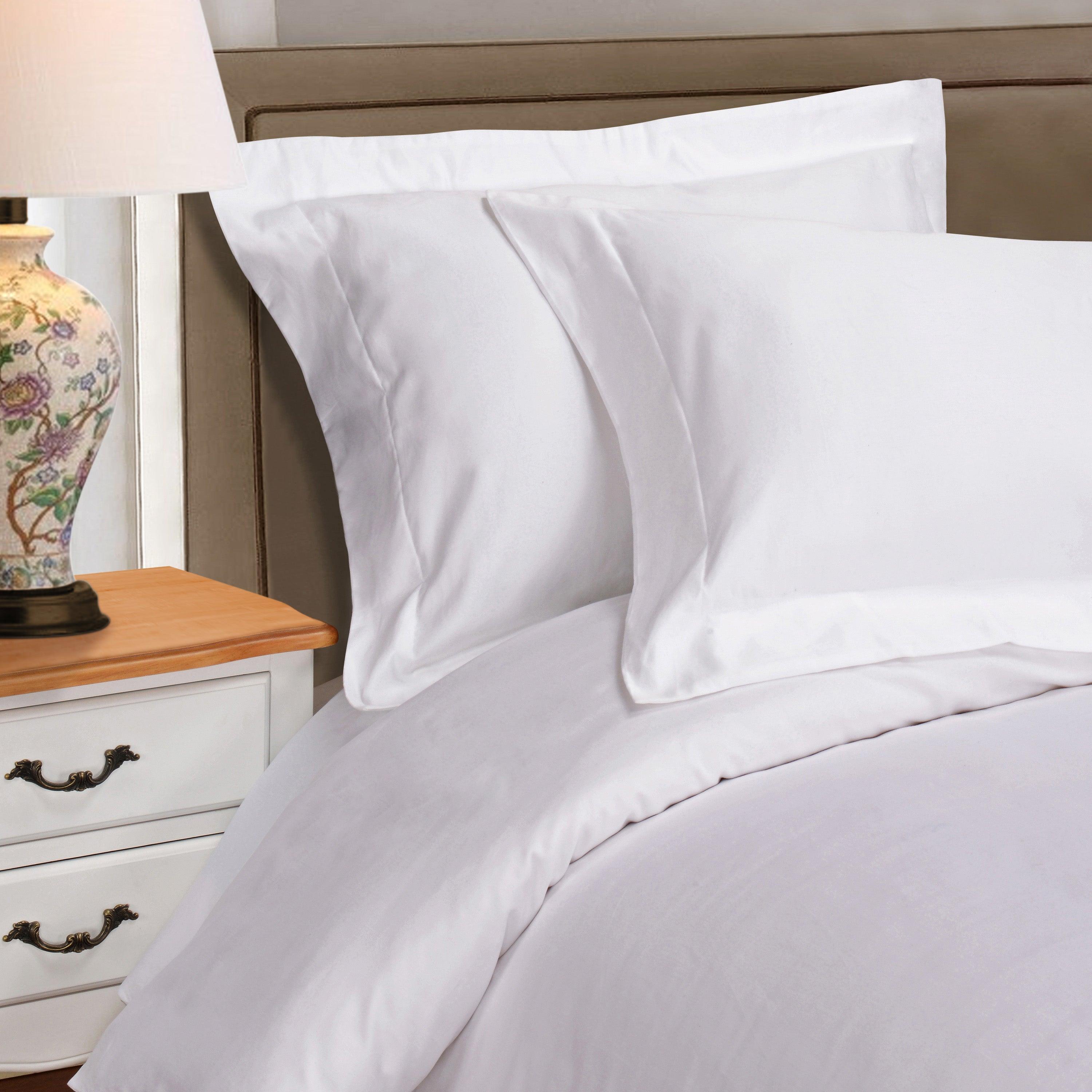 Egyptian Cotton 530 Thread Count Solid Luxury Duvet Cover Set - Egyptian Cotton Duvet Cover Set by Superior