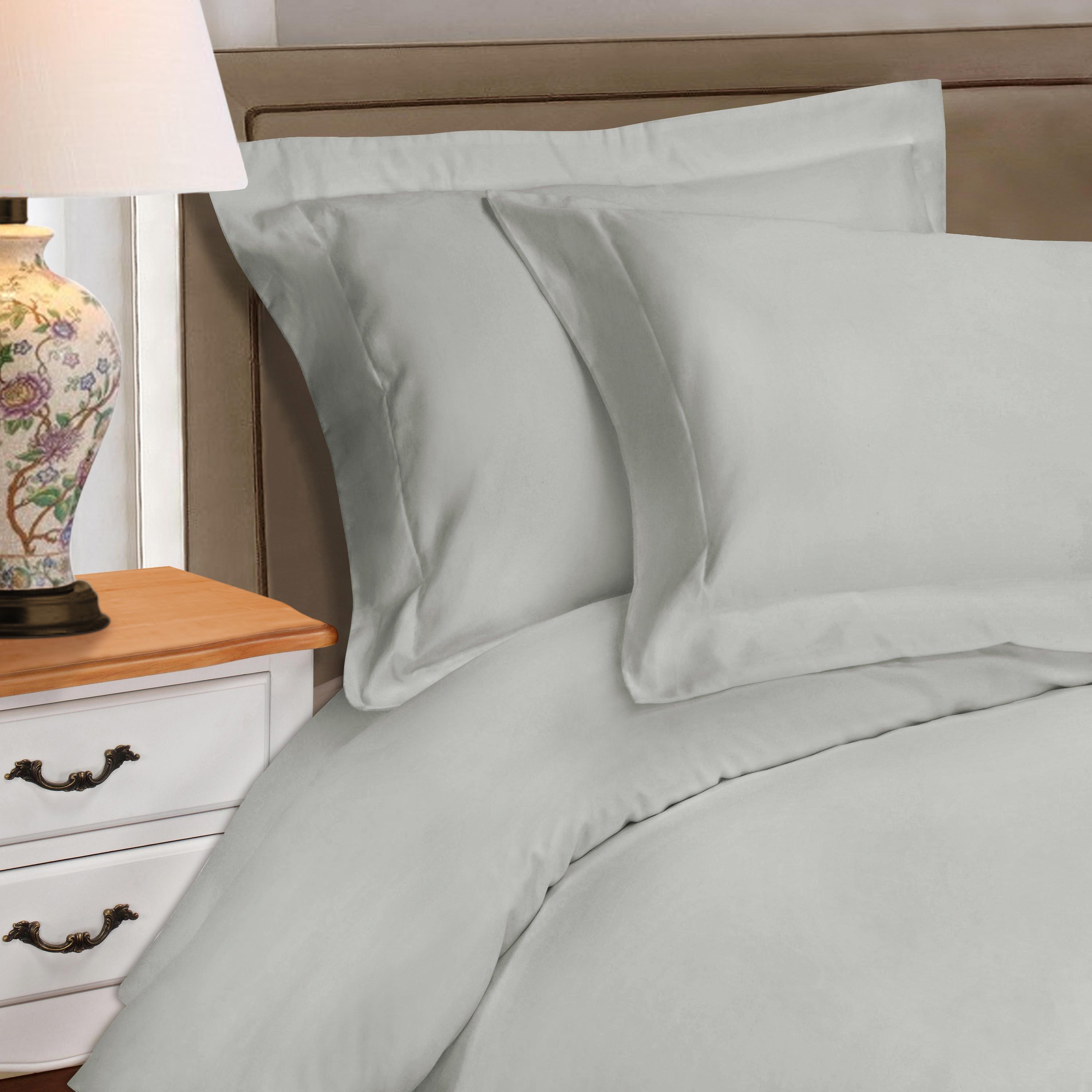 Egyptian Cotton 530 Thread Count Solid Luxury Duvet Cover Set - Egyptian Cotton Duvet Cover Set by Superior