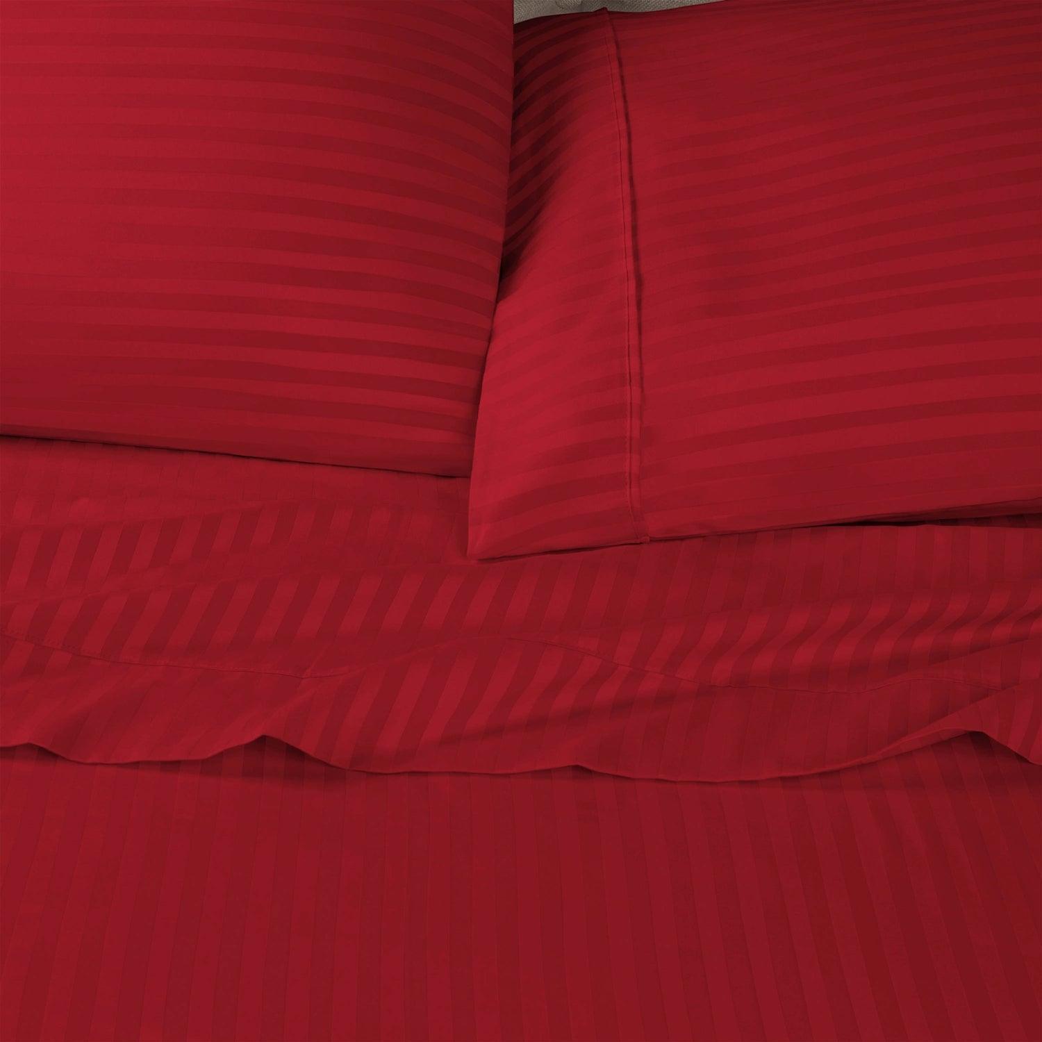 Egyptian Cotton 600 Thread Count Striped Pillowcase Set - Egyptian Cotton Pillowcases by Superior