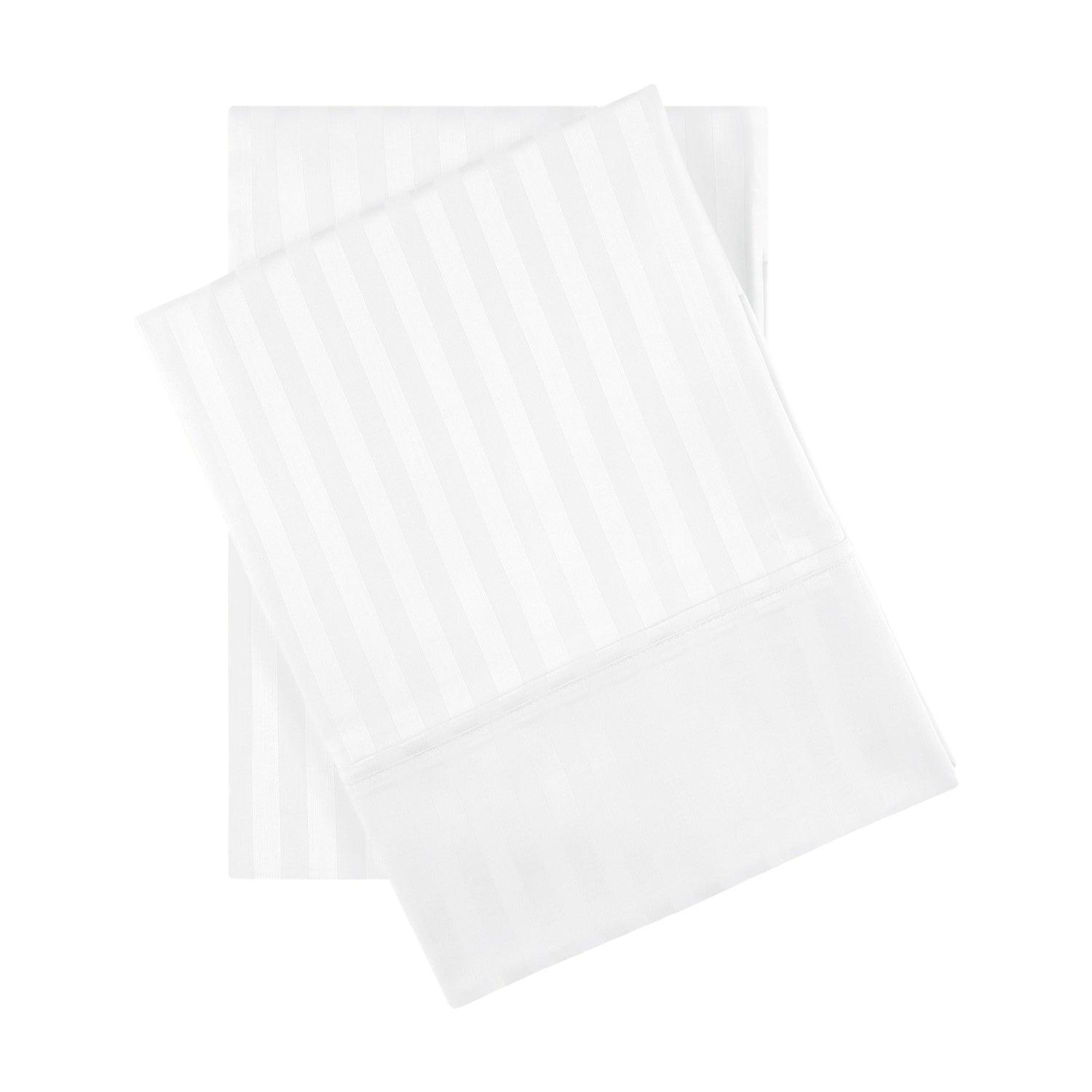 Egyptian Cotton 600 Thread Count Striped Pillowcase Set - Egyptian Cotton Pillowcases by Superior