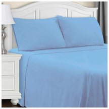 Superior 100% Cotton Flannel Trellis or Solid Deep Pocket Sheet Set - Light Blue
