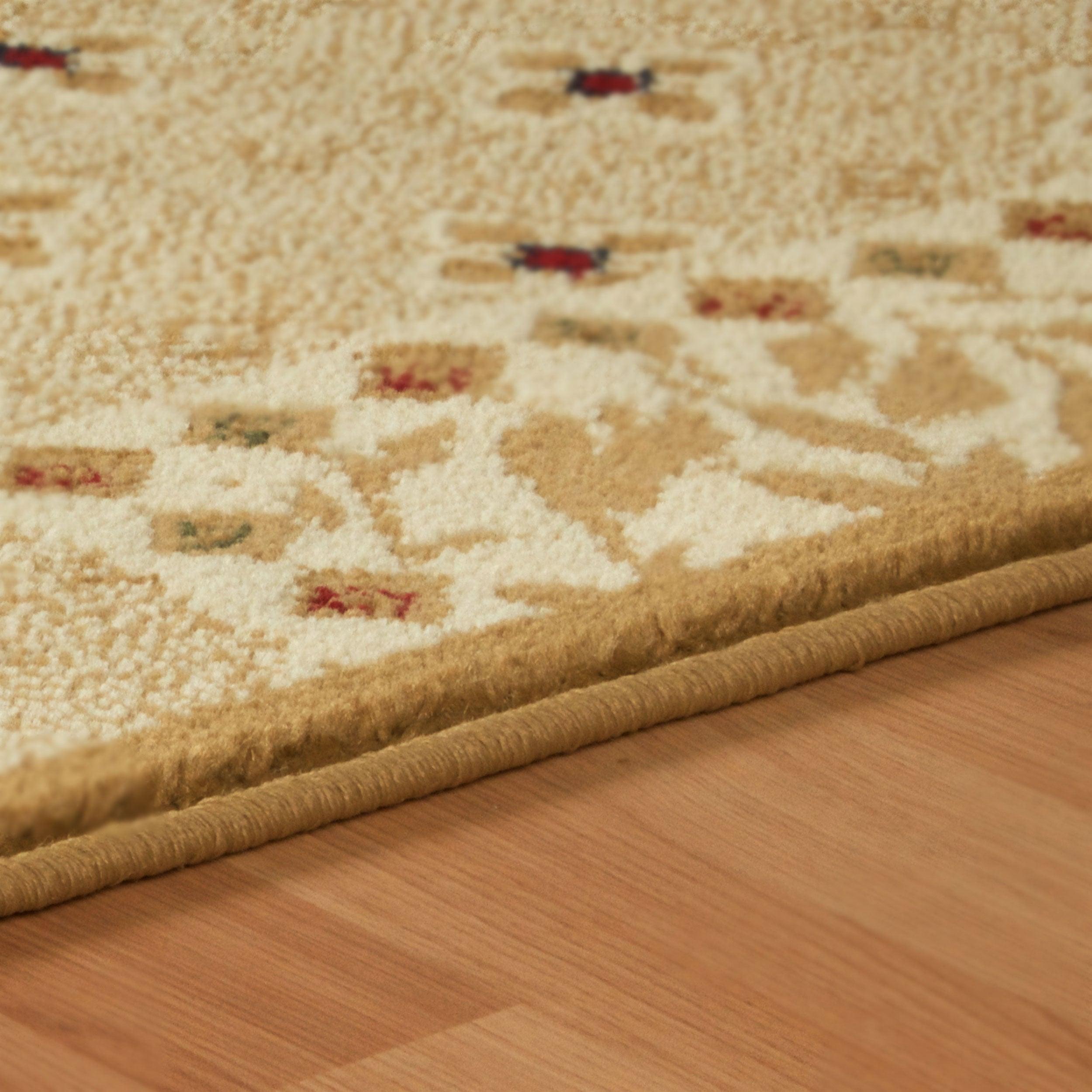 Flower Patchwork Floral Ornamental Rustic Indoor Area Rug - by Superior