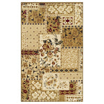Flower Patchwork Floral Ornamental Rustic Indoor Area Rug - by Superior