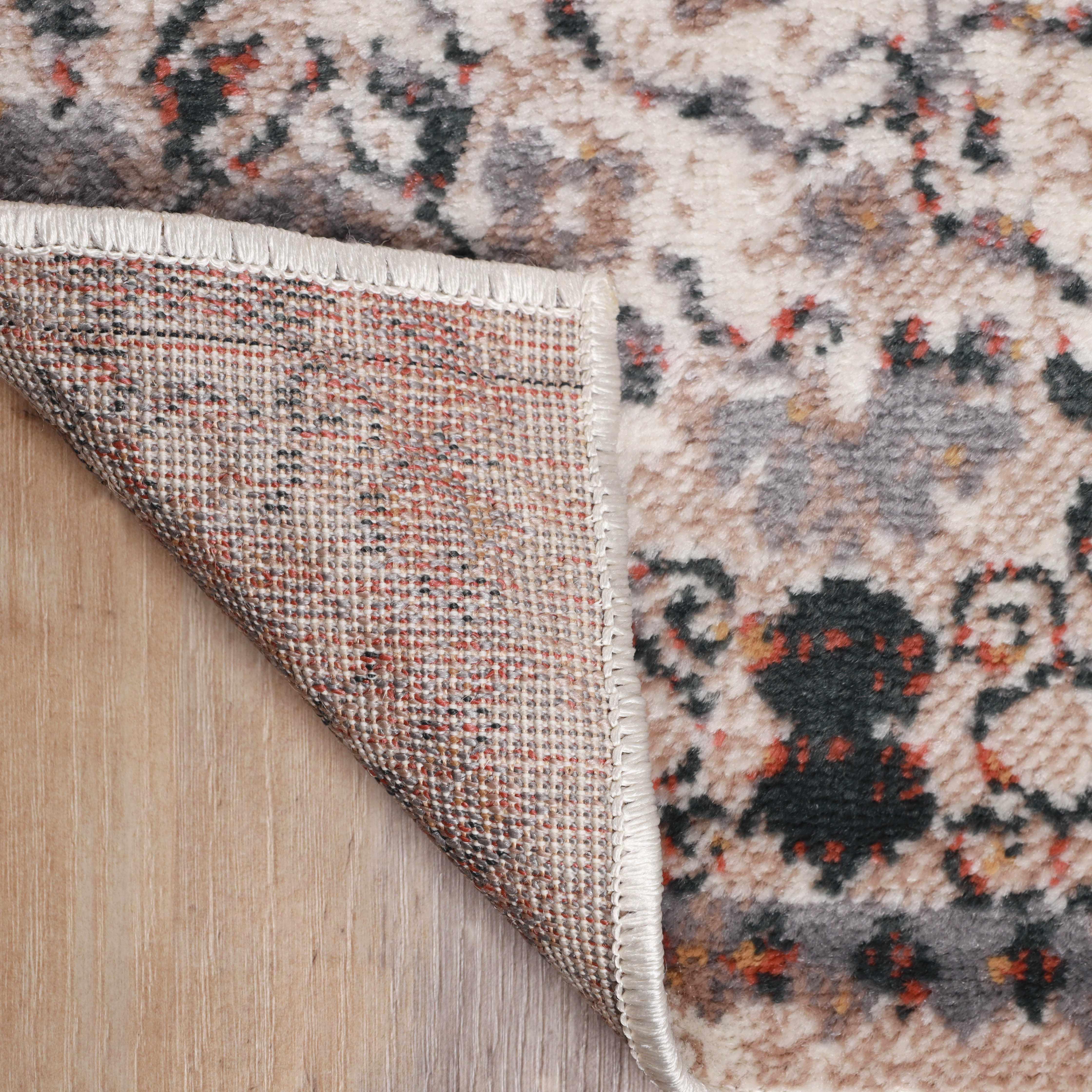 Galilee Vintage Bohemian Floral Mandala Indoor Area Rug Or Runner Rug - Rugs by Superior