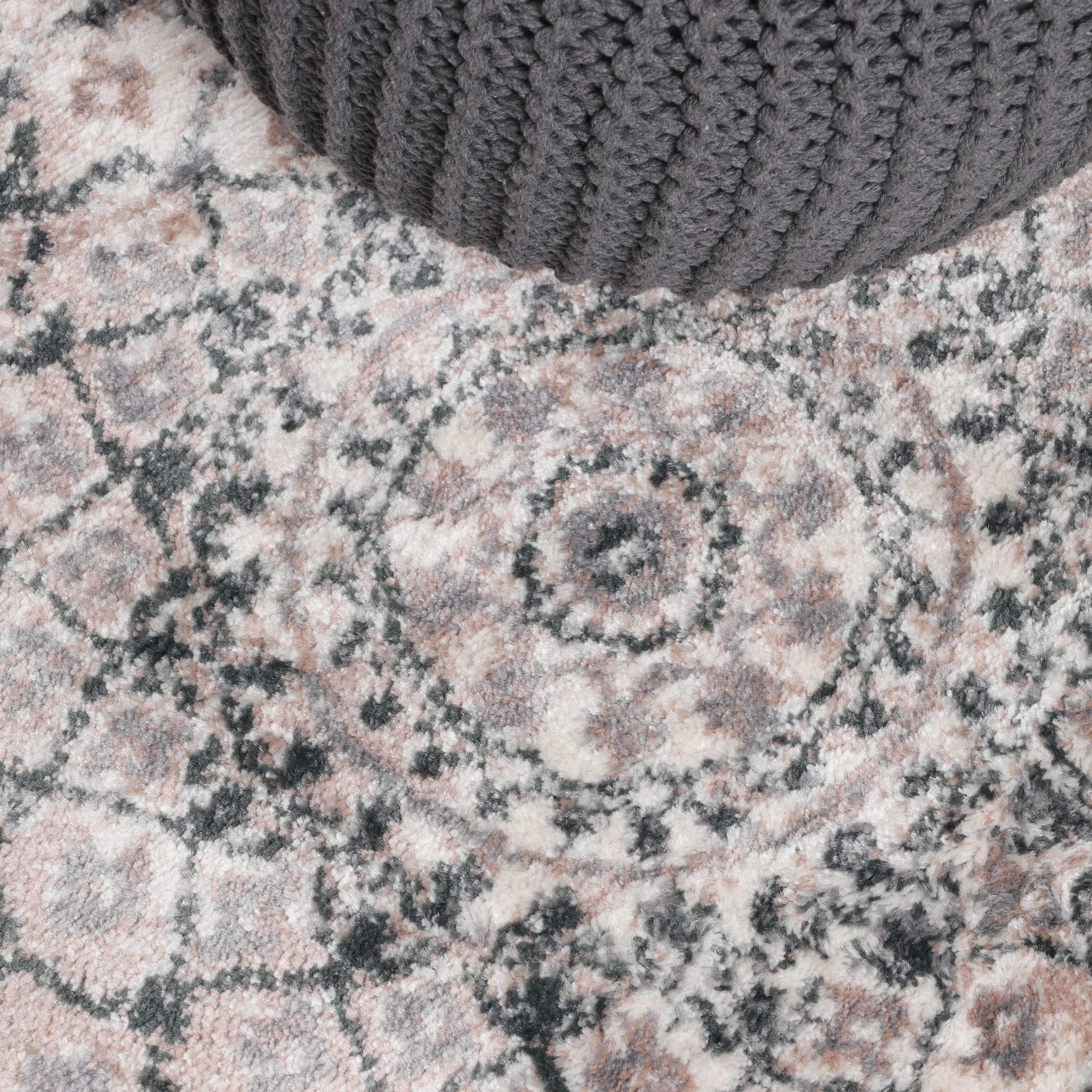 Galilee Vintage Bohemian Floral Mandala Indoor Area Rug Or Runner Rug - Rugs by Superior