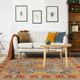 Hadar Tribal Medallion Southwestern Non-Slip Indoor Area Rug or Runner - Rugs by Superior