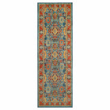 Hadar Tribal Medallion Southwestern Non-Slip Indoor Area Rug or Runner - Rugs by Superior