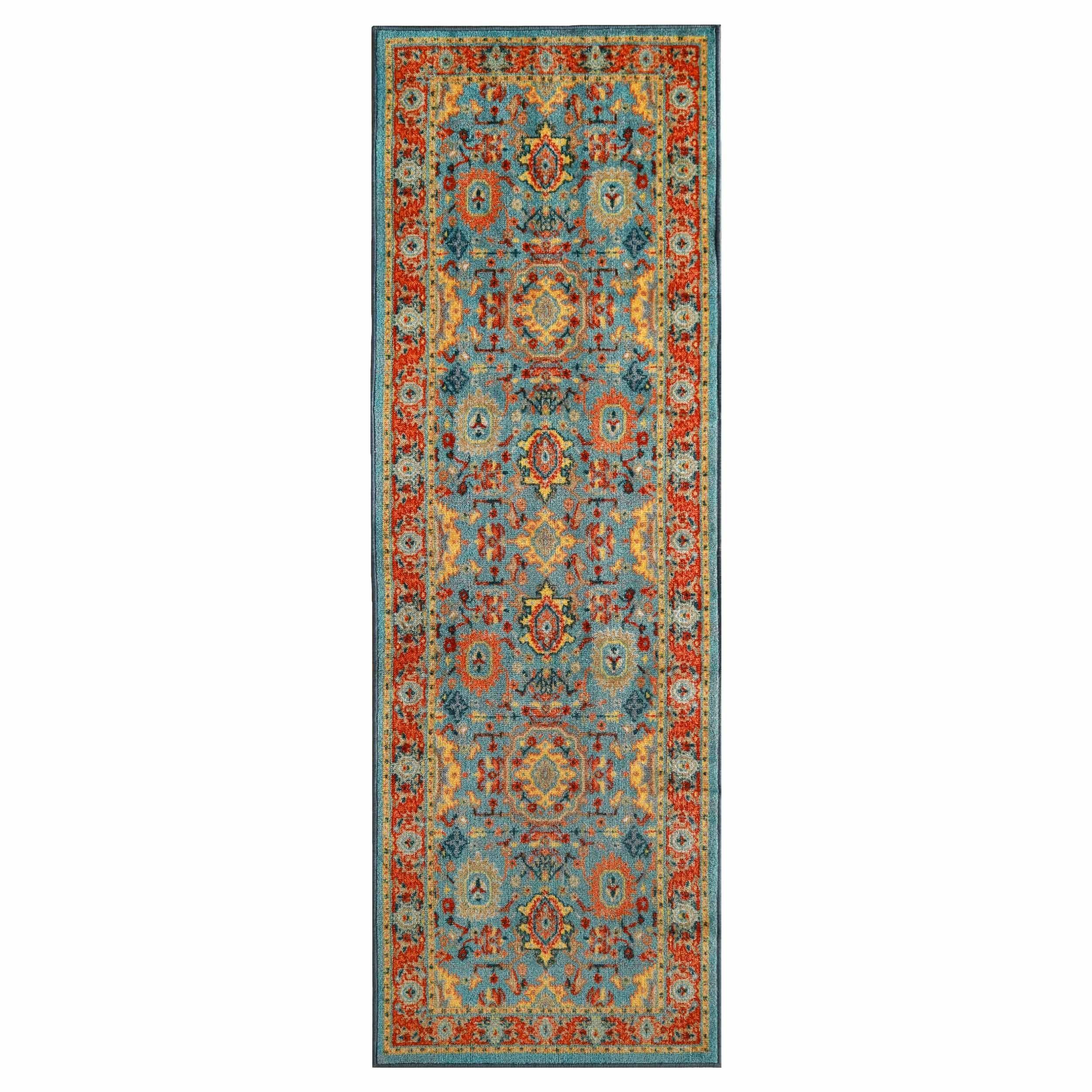 Hadar Tribal Medallion Southwestern Non-Slip Indoor Area Rug or Runner - Rugs by Superior