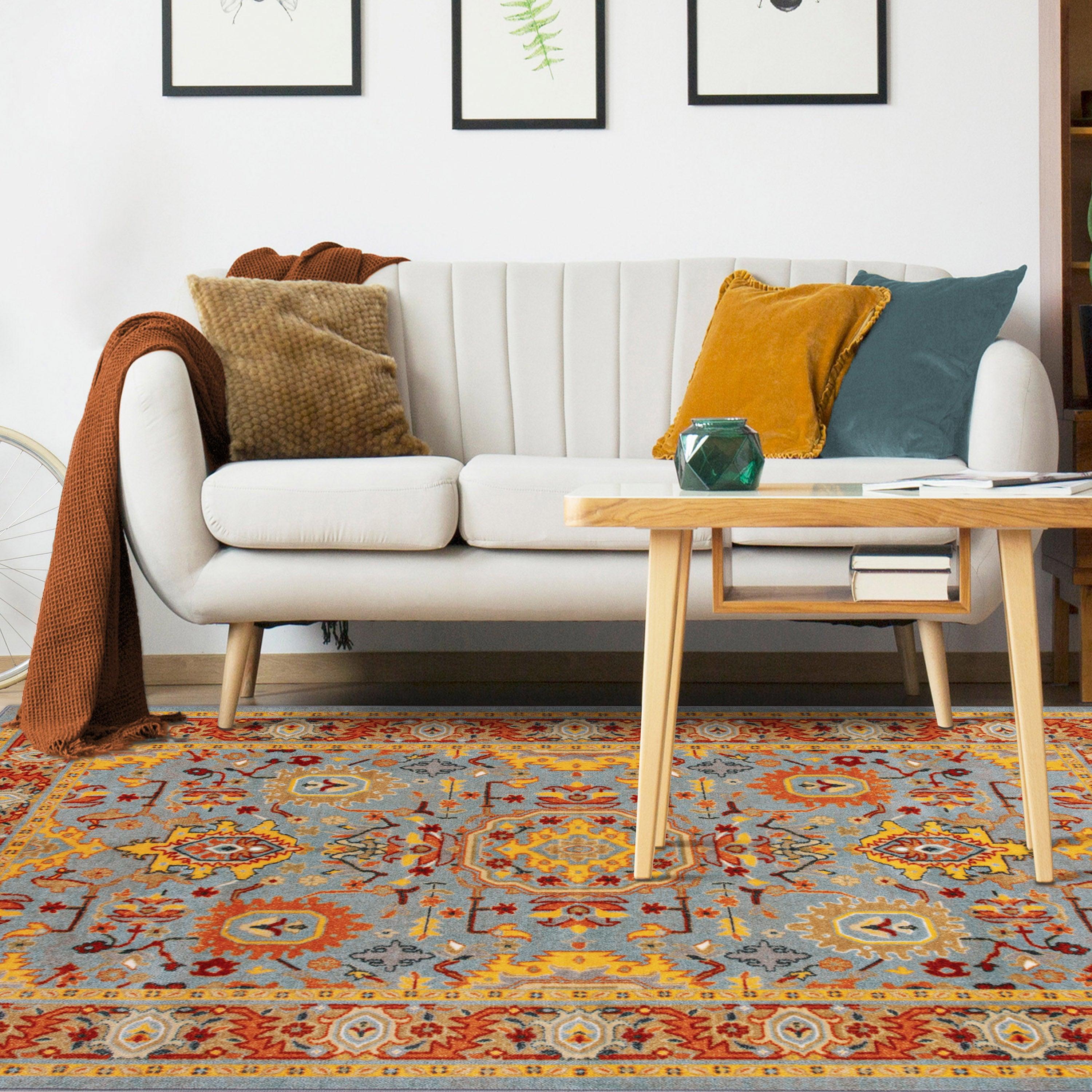 Hadar Tribal Medallion Southwestern Non-Slip Indoor Area Rug or Runner - Rugs by Superior