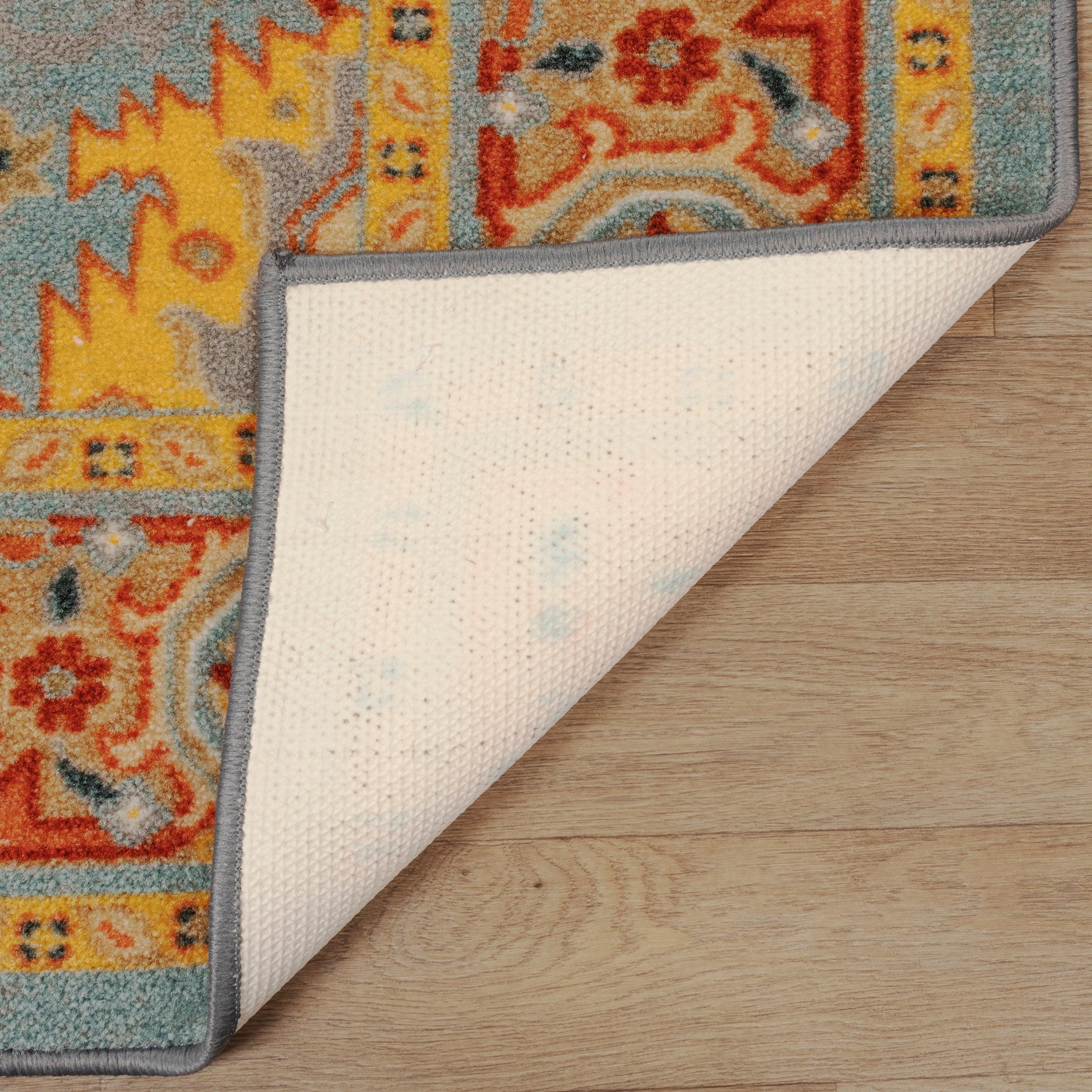 Hadar Tribal Medallion Southwestern Non-Slip Indoor Area Rug or Runner - Rugs by Superior
