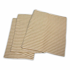 Superior Striped All Season Long-Staple Combed Cotton Woven Blanket - Ivory/Taupe