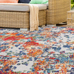 Kalina Abstract Splatter Area Rug Modern Indoor Outdoor Rug - Rugs by Superior
