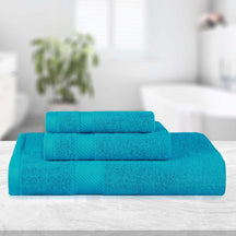 Kendell Egyptian Cotton Quick Drying 3-Piece Towel Set - Capri Breeze
