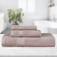 Kendell Egyptian Cotton Quick Drying 3-Piece Towel Set - Fawn