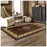 Kensington Traditional Medallion Scroll Indoor Area Rug - Rugs by Superior
