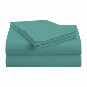 Superior Brushed Microfiber Deep Pocket Breathable  4 Piece Bed Sheet Set - Teal