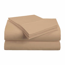 Superior Brushed Microfiber Deep Pocket Breathable  4 Piece Bed Sheet Set - Taupe