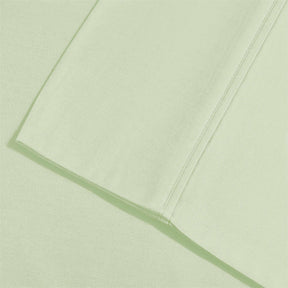 Superior 2 Piece Microfiber Wrinkle Resistant Solid Pillowcase Set - Mint