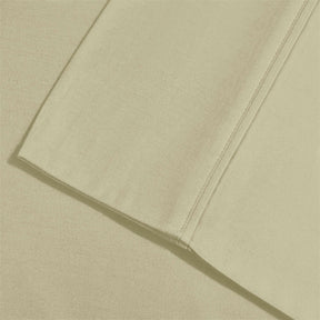 Superior 2 Piece Microfiber Wrinkle Resistant Solid Pillowcase Set - Sage