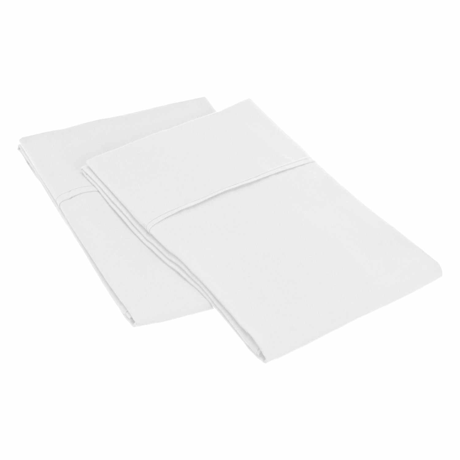 Microfiber Wrinkle Resistant Solid 2 Piece Pillowcase Set - Pillowcases by Superior Brand