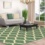 Modern Quatrefoil Geometric Lattice Indoor Area Rug - by Superior