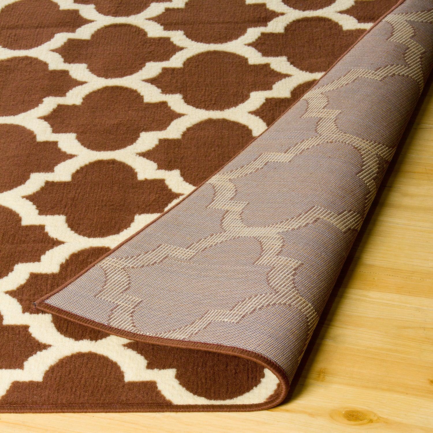 Modern Quatrefoil Geometric Lattice Indoor Area Rug - by Superior