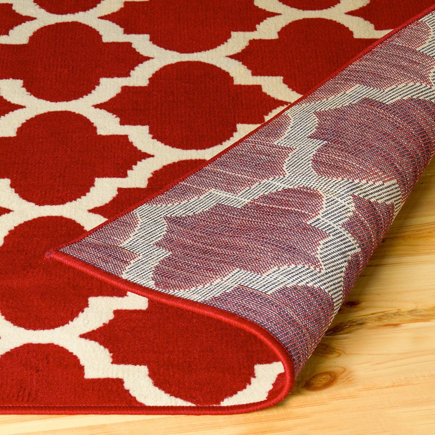Modern Quatrefoil Geometric Lattice Indoor Area Rug - by Superior