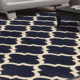 Modern Quatrefoil Geometric Lattice Indoor Area Rug - by Superior