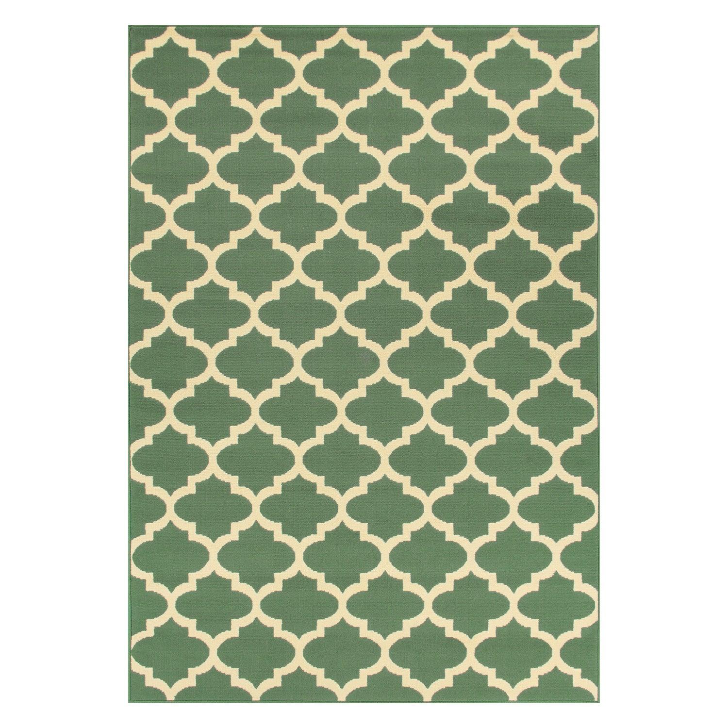 Modern Quatrefoil Geometric Lattice Indoor Area Rug - by Superior