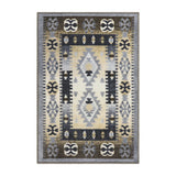 Motega Tribal Southwestern Traditional Geometric Ikat Indoor Area Rug - Rugs by Superior