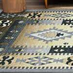 Motega Tribal Southwestern Traditional Geometric Ikat Indoor Area Rug - Rugs by Superior