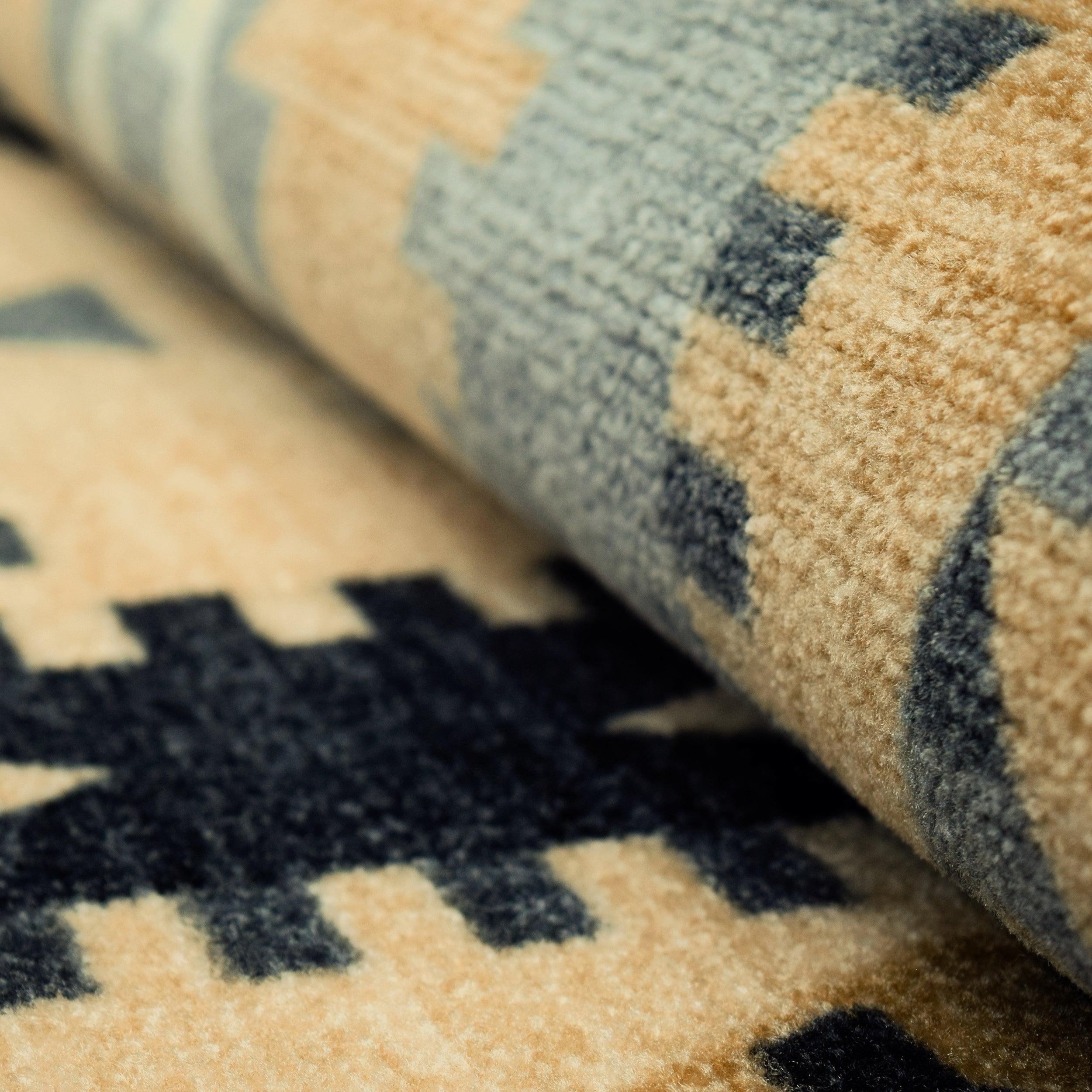 Motega Tribal Southwestern Traditional Geometric Ikat Indoor Area Rug - Rugs by Superior