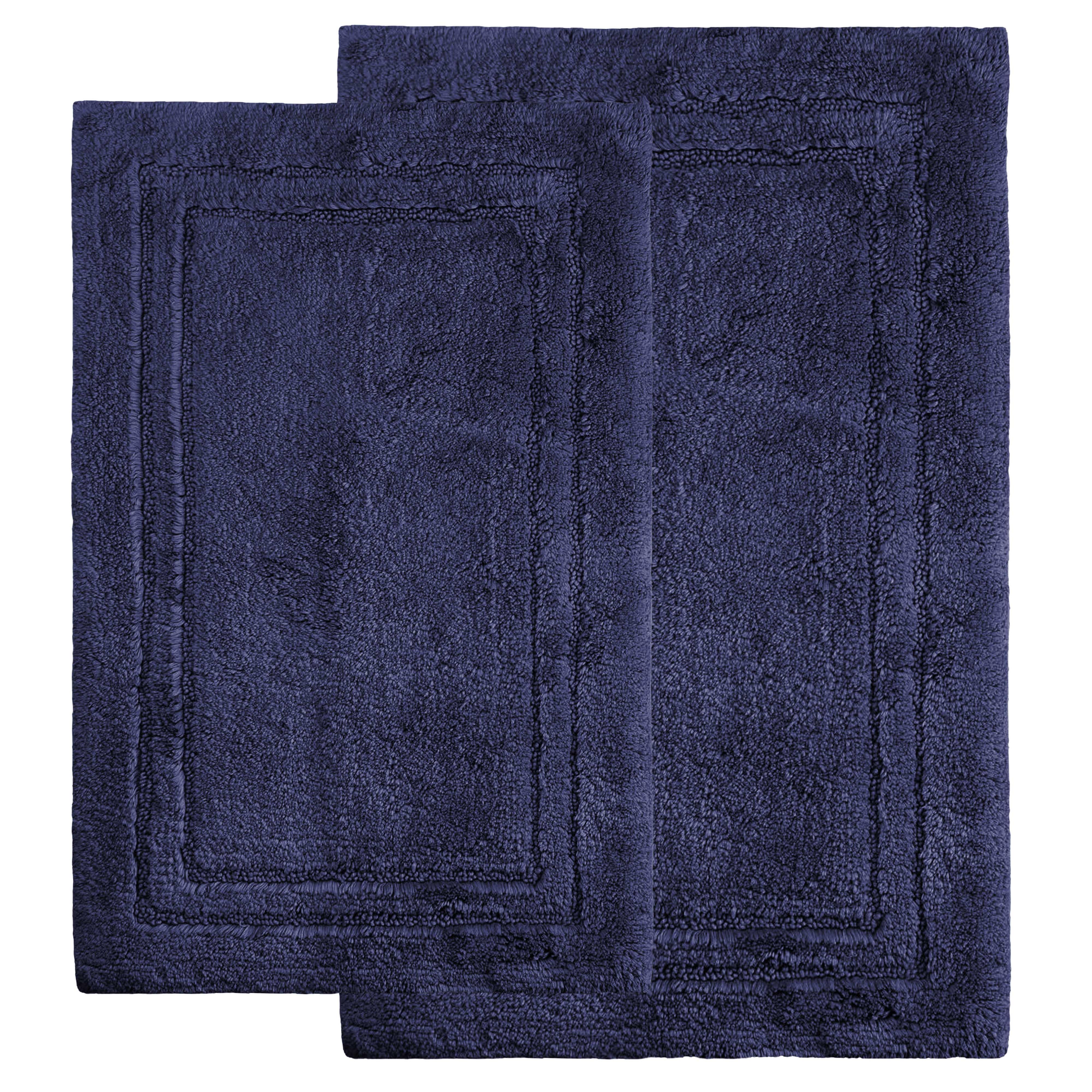 Non-Slip Absorbent Assorted Solid 2 Piece Bath Rug Set - Bath Rugs by Superior