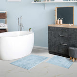 Non-Slip Absorbent Assorted Solid 2 Piece Bath Rug Set - Bath Rugs by Superior